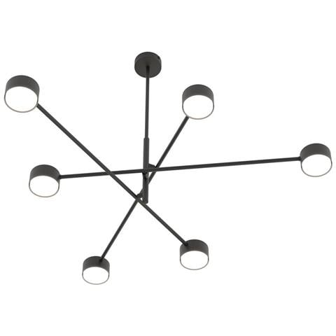 Lampada A Sospensione Natsu In Acciaio Nero - Foto 2
