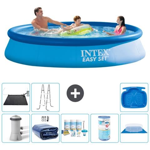 Piscina Fuori Terra - In Giro - 366x76 Cm - Blu - Include Accessori Coordinati A1017 - Foto 1