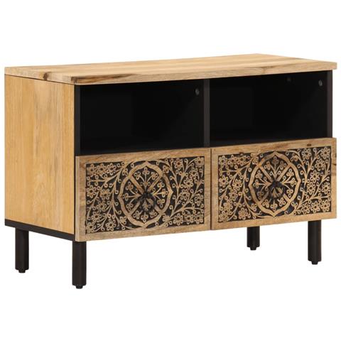 Lusso Casadino - Mobile Porta Tv 70x33x46 Cm In Legno Massello Di Mango - Foto 1
