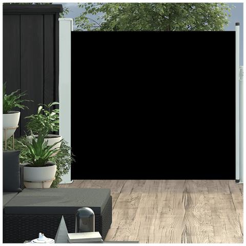 Tenda Laterale Retrattile Per Patio 170x300 Cm Nera - Foto 8