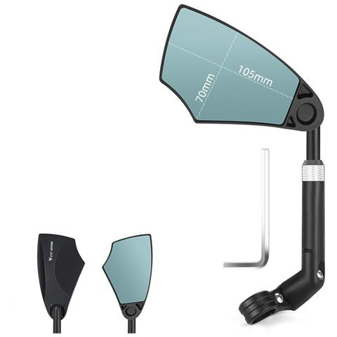 Specchietto Retrovisore Antiriflesso Per Bici - Maggiore Sicurezza Per Il Lato Destro Lato Sinistro - Foto 1