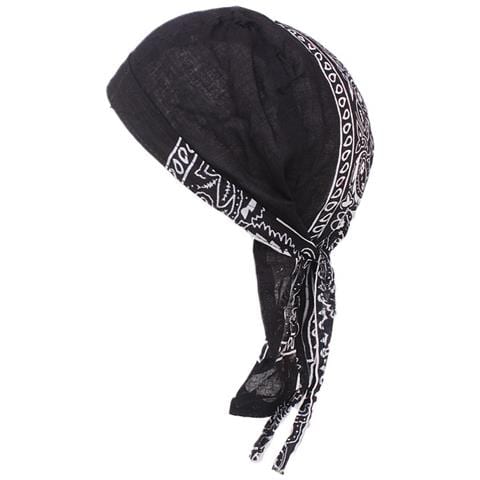 Bandana Multifunzionale In Cotone: Traspirante, Antivento E Perfetta Per Attività All'aperto Black - Foto 2