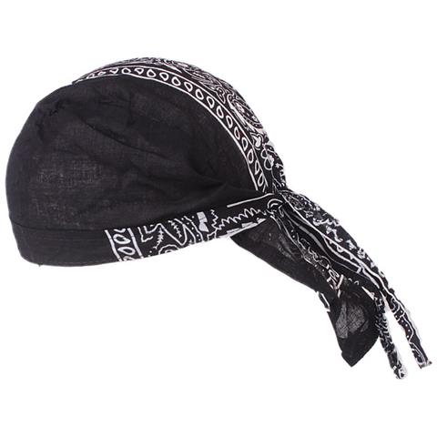 Bandana Multifunzionale In Cotone: Traspirante, Antivento E Perfetta Per Attività All'aperto Black - Foto 1