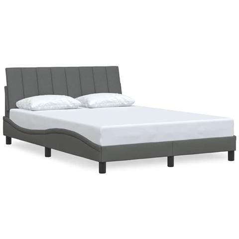 Giroletto senza Materasso Grigio Scuro 120x200 cm Tessuto - Foto 1