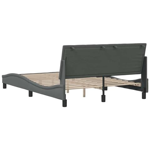 Giroletto senza Materasso Grigio Scuro 120x200 cm Tessuto - Foto 9