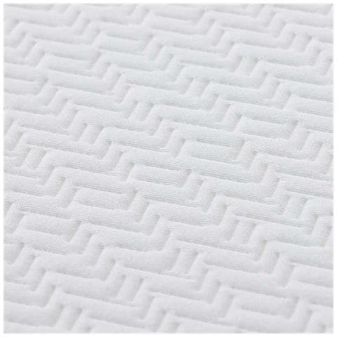 Materasso Bianco e Grigio 90 x 200 cm Schiuma - Foto 9