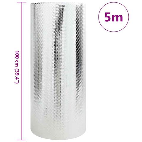 Riflettore di calore per termosifoni Argento 1 x 5 m Alluminio - Foto 5