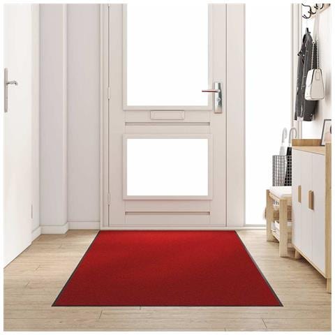 Tappetino Rosso e Nero 120 x 250 cm Poliammide e PVC - Foto 2