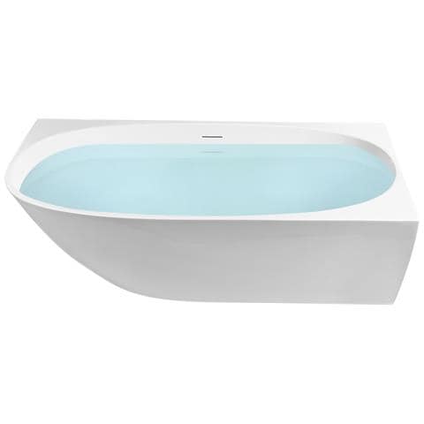 Vasca Da Bagno Angolare Parnaiba Lato Sinistro 170 X 80 Cm Bianco - Foto 2