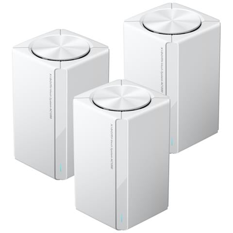 AC1200 3 Pack Dual-band (2.4 GHz / 5 GHz) Wi-Fi 5 (802.11ac) Bianco 2 Interno - Foto 1