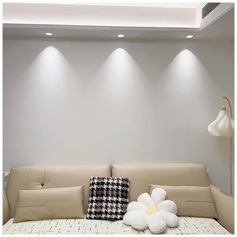 Confezione Da 2 Faretti Da Incasso Led 12w, Foro 75mm, 4000k, Antiriflesso - Foto 7