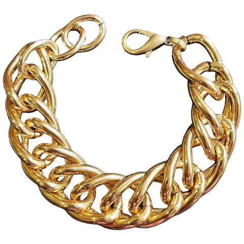 Bracciale Doppio In Oro A Maglie Grandi - Foto 1