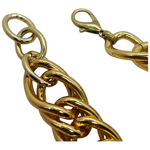 Bracciale Doppio In Oro A Maglie Grandi - Foto 3