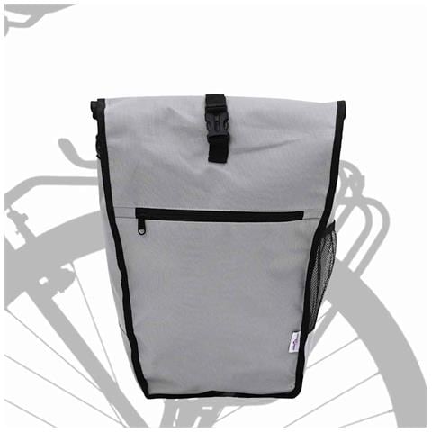 Borsa per biciclette Grigio 34 x 16 x 59 cm Poliestere - Foto 2