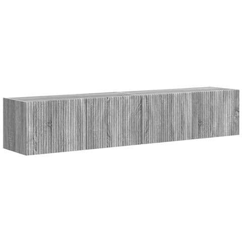 Mobile TV da parete 2 pcs Grigio Sonoma 60 x 31 x 29.5 cm - Foto 1