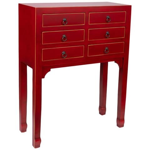 Mobile Da Ingresso In Legno Con 6 Cassetti 63x26x82h Cm - Foto 1
