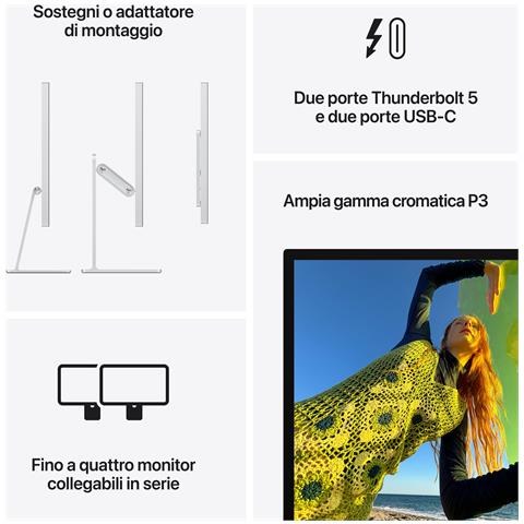 Studio Display - Vetro standard - Inclinazione regolabile - Foto 8