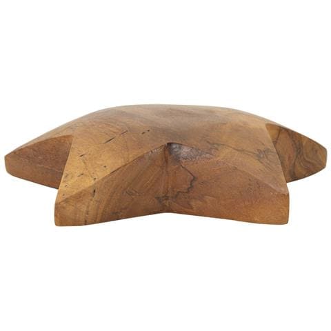 Decorazione Bintang Stella In Teak Riciclato Da Appendere Pezzo Unico - Foto 2