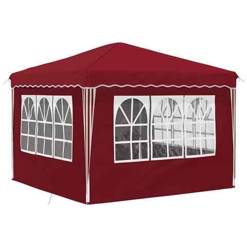 Tenda per feste a pop-up 288 x 288 x 245 cm Borgogna - Foto 9