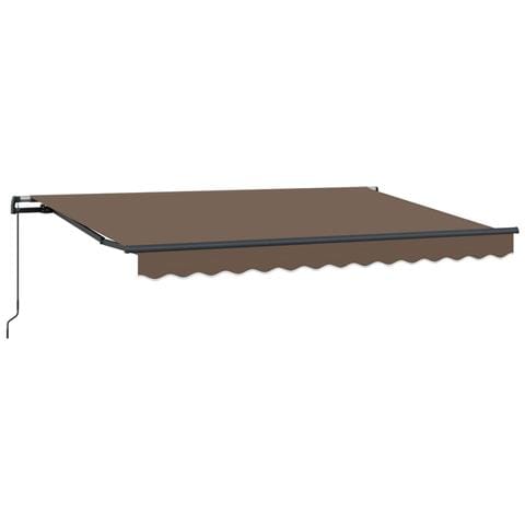 Tenda retrattile Tortora 500 × 300 cm Poliestere e Alluminio - Foto 1