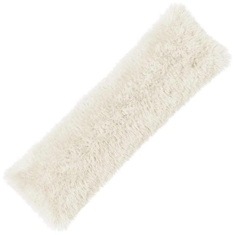 Cuscino con cuscino HEERLEN Bianco 40 x 145 cm Fleece PV - Foto 1