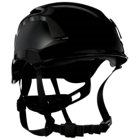 Casco Di Protezione Ventilato, Con Sensore Uv Nero Securefit En 397, En 12492, En 50365 - Foto 1