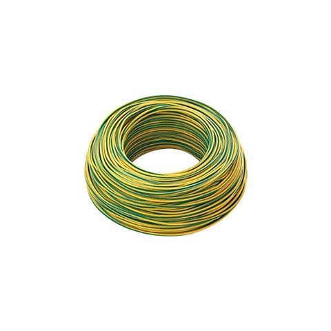 Cavo In Rame Unipolare Giallo Verde Cordicella Giallo Verde Ø Mm. 1,5 - Foto 1