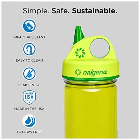 Nalgene Gripngulp Bottiglia Con Coperchio350 Mlcolore Rosa - Foto 5