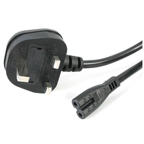 Laptop Power Cord, Maschio / femmina, Nero - Foto 1