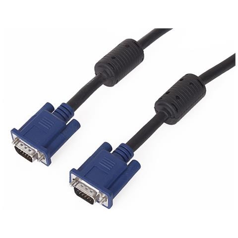 VGA / VGA M / M 3m 3m VGA (D-Sub) VGA (D-Sub) Nero cavo VGA - Foto 1