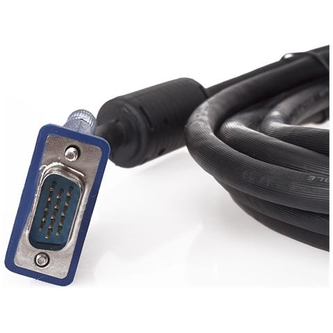 VGA / VGA M / M 3m 3m VGA (D-Sub) VGA (D-Sub) Nero cavo VGA - Foto 6