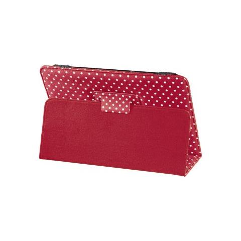 Polka Dot 10.1" Custodia a libro Rosso - Foto 1