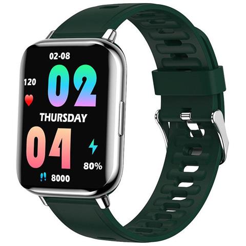 Chronus - Smartwatch Orologio Intelligente Fitness Uomo Donna Per Il  Fitness Tracker Impermeabile Chronus Lw31 Ip68-verde - ePRICE