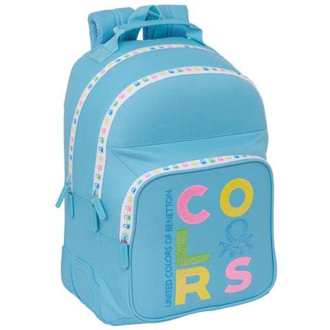 Zaino Scuola Spring Celeste 32 X 42 X 15 Cm - Foto 1