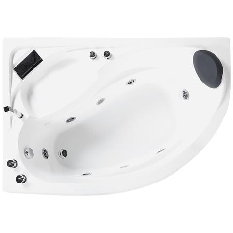 Vasca Idromassaggio Angolare Con Led Neiva Lato Destro 150 X 100 Cm Bianco - Foto 2