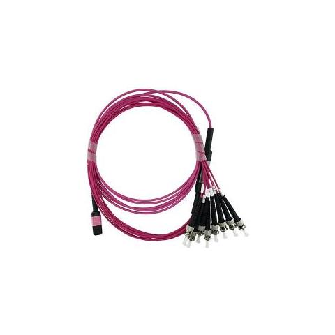 Sfp6143fu3mkb Cavo A Fibre Ottiche 3 M Mtp /upc 4x St /pc Om4 Rosa - Foto 1