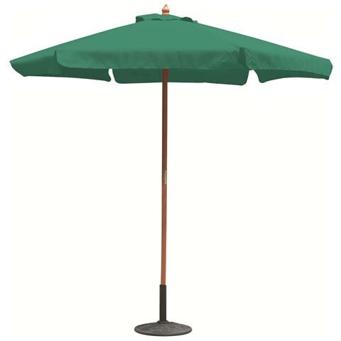 Ombrellone Ø2,5 Mt Da Esterno Con Palo Centrale In Legno Pictor - Green - Foto 1