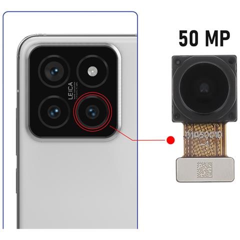 Fotocamera Ultra Grandangolo 50mp Per Xiaomi 14, Nero - Foto 4