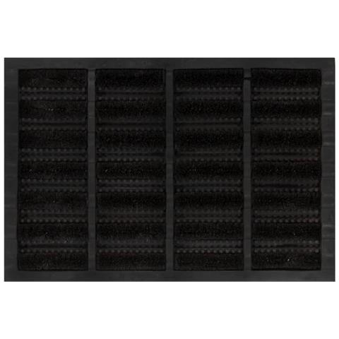 Zerbino Rettangolare 40x60 Cm In Gomma E Fibra Di Cocco - Foto 1