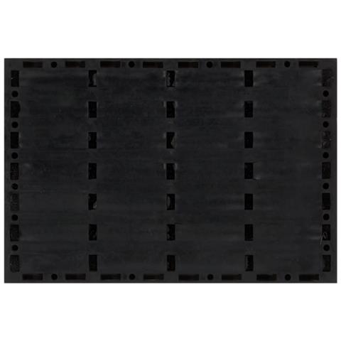 Zerbino Rettangolare 40x60 Cm In Gomma E Fibra Di Cocco - Foto 3