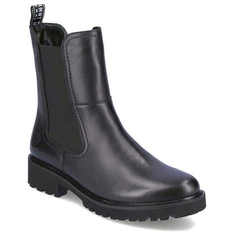 Black Casual Closed Booties Stivaletti Pelle Scarpe Donna Nero Eu 36, D8694-00 - Foto 2