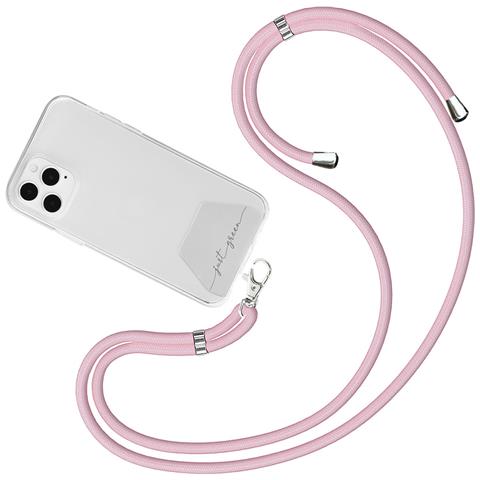 Tracolla Universale Rimovibile Per Telefono Con Sistema Di Montaggio A Conchiglia, Rosa - Foto 1