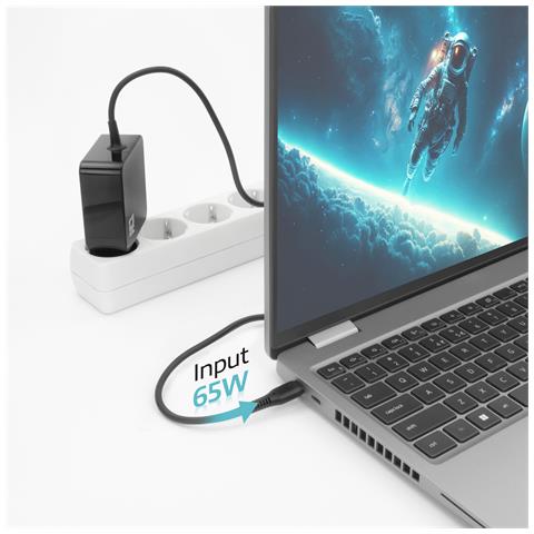 AC2010 Caricabatterie per dispositivi mobili Computer portatile, Smartphone, Tablet Nero AC Ricarica rapida Interno - Foto 2