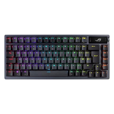 M701 ROG AZOTH /NXRD /FR tastiera Gaming USB + RF Wireless + Bluetooth AZERTY Francese Nero - Foto 1