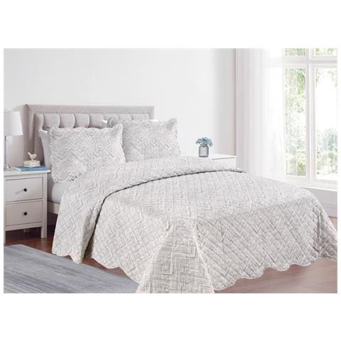 Copriletto Trapuntato Quilt Estivo Piumino 100gr Mq Disegno Pinsonic Light Singolo Light - Foto 1