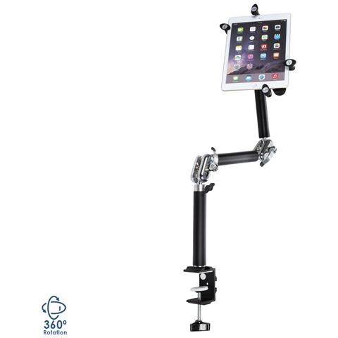 Supporto Multiposizione Allungabile Per Tablet 79x24x6 Cm. Colore Nero - Foto 1