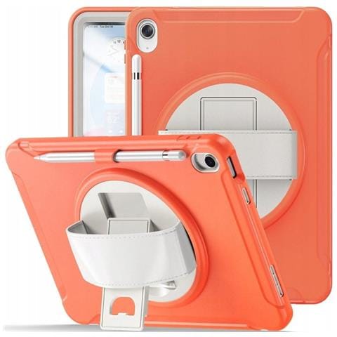 Custodia Rotante Arancione Per Ipad Air 3/pro 10.5"" - Stile E Funzionalità! - Foto 1