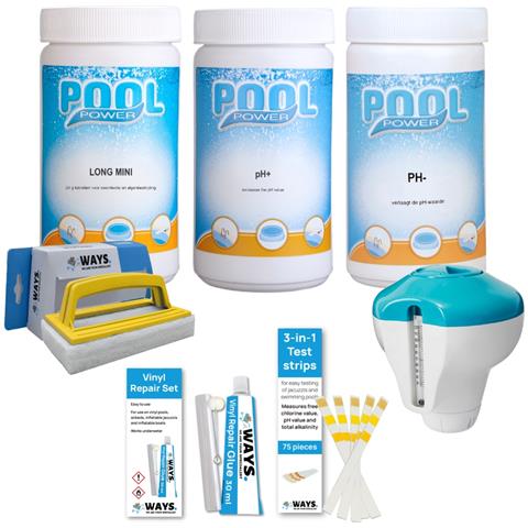 Piscina Fuori Terra - Rettangolo - 220x150x60 Cm - Blu - Include Accessori Coordinati Cb97 - Foto 2