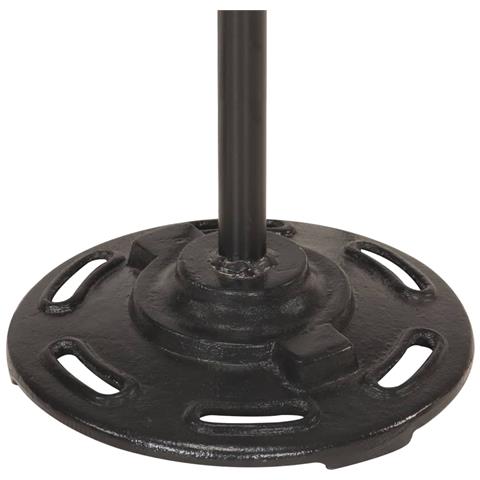 Lusso Casadino -  Lampada Da Pavimento Con 2 Paralumi Nera E27 In Ghisa - Foto 7