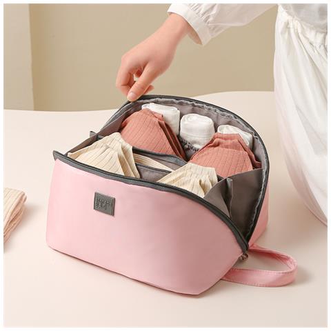 Borsa Organizer Portatile Per Intimo - Essenziali Da Viaggio Pink - Foto 2